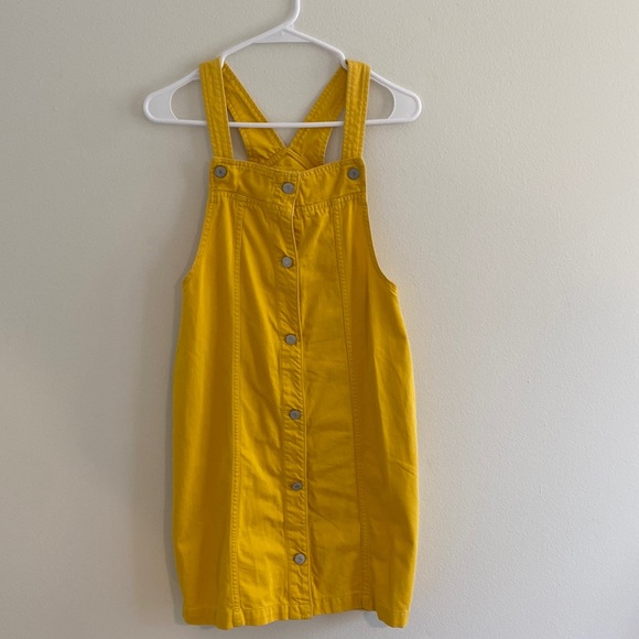 GAP Denim Yellow Overall Dress| Spring Easter - Picture 2 of 7
